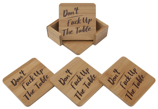 Don't Fuck Up The Table Coasters