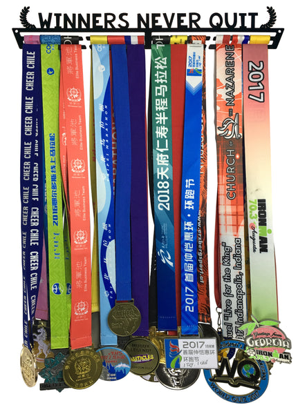 Winners Never Quit Medal Hanger